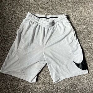 Mens White DriFit Nike Shorts